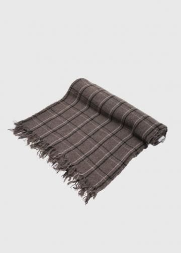 <img class='new_mark_img1' src='https://img.shop-pro.jp/img/new/icons8.gif' style='border:none;display:inline;margin:0px;padding:0px;width:auto;' />ץ饤١ 02 04 L25A-PRI-SL10 "Slow Cashmere Scarf" Brown Check