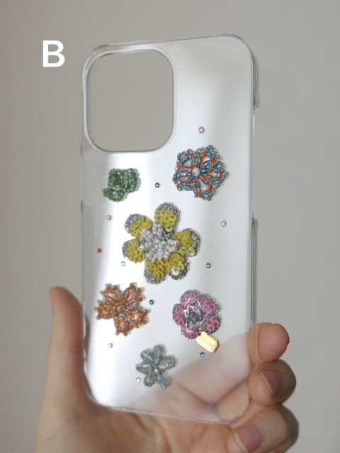 【Regular item】Bijou deco case - iPhone 13 pro - - La boutique Uncinq