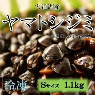 シジミ 冷凍 宍道湖産ヤマトシジミ Sサイズ 1.1kg - シジミかき にしお