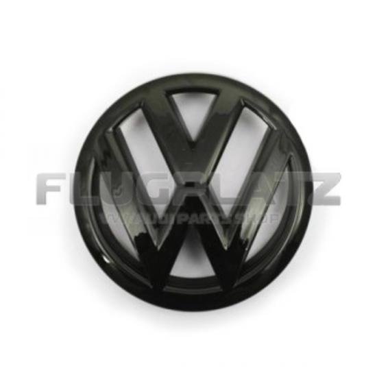 VWエンブレム フロント (グロスブラック) /ポロ6R ポロ6C - PPCARS -ピーピーカーズ- VW/AUDI PARTS SHOP