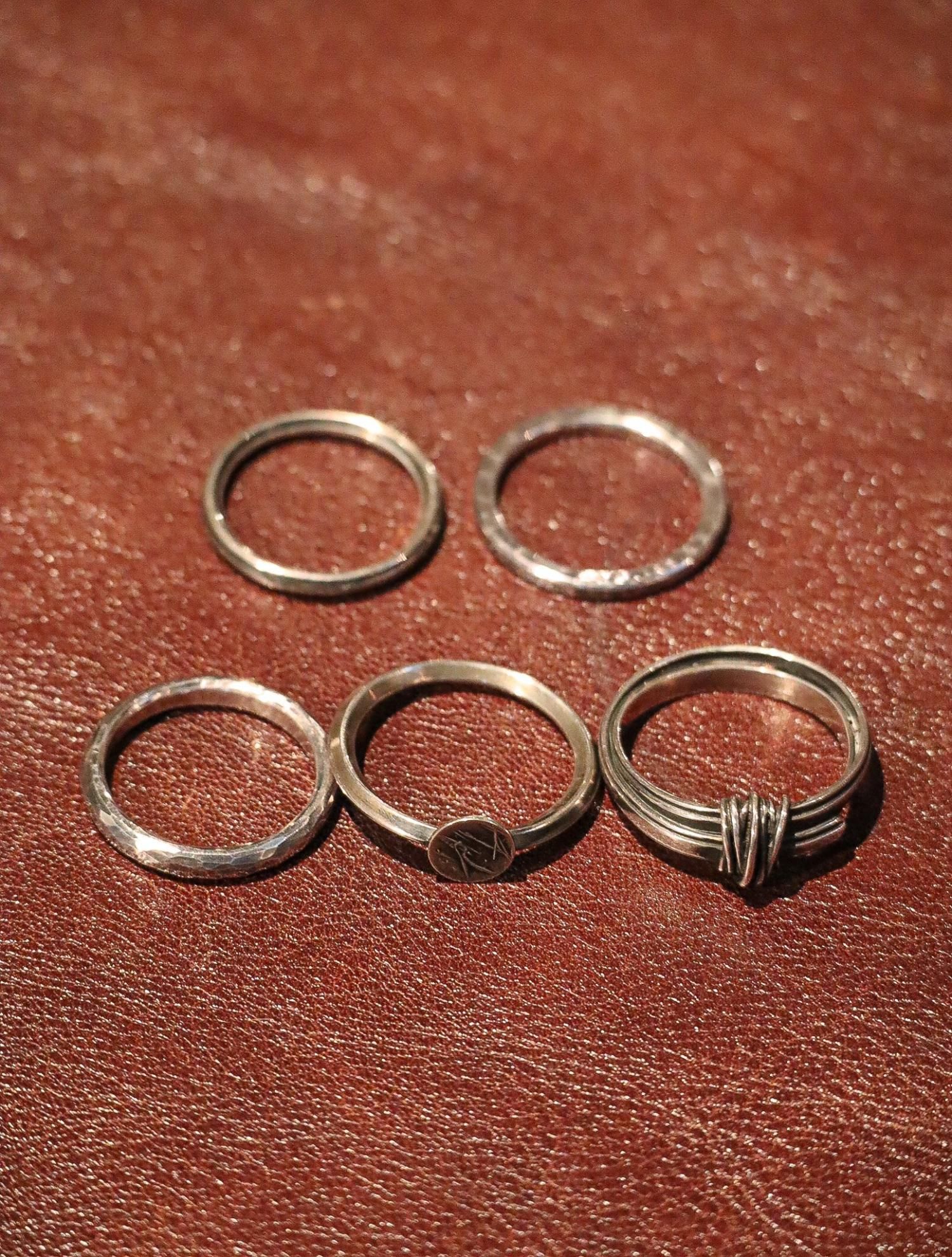 ワークスタットミュンヘン 5 ring combination Rose bud 5 ring combination rosebud