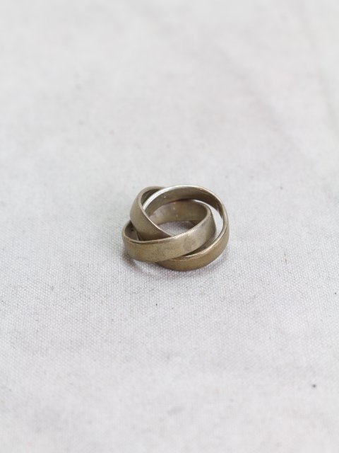 m.a+ エムエークロス　3mm silver leather ring