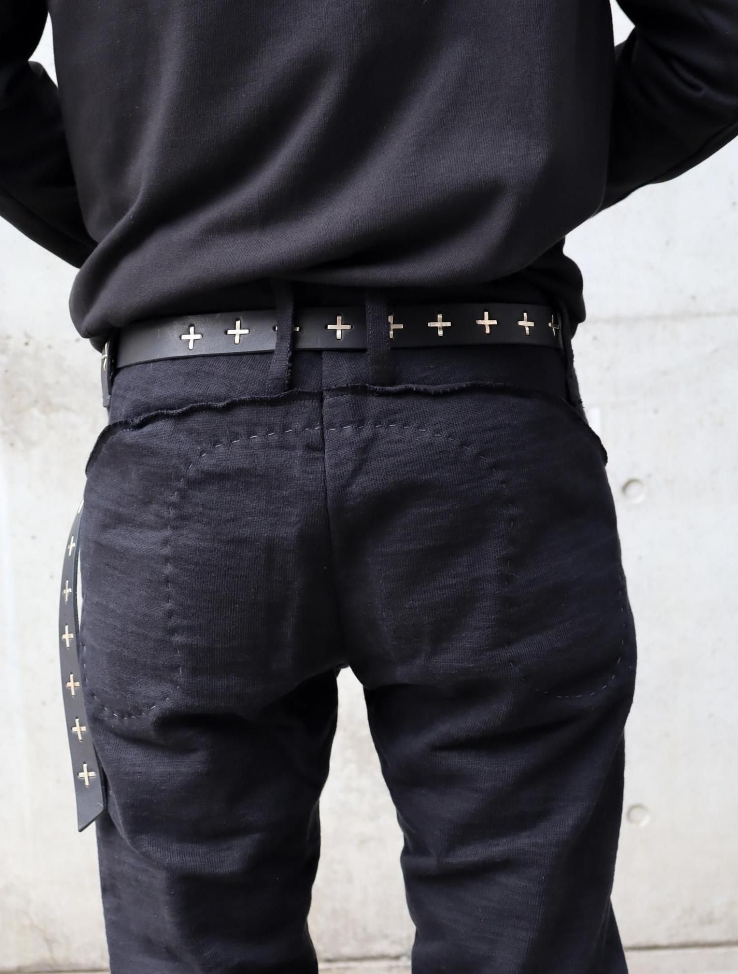 エムエークロス レザーベルト MA+ STUDDED q BUCKLE MED BELT / m.a+ (エムエークロス) 神戸 SHELTER2