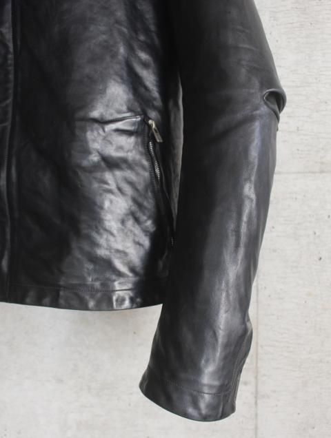 SCARSTITCHED LEATHER JACKET / CAROL CHRISTIAN POELL
