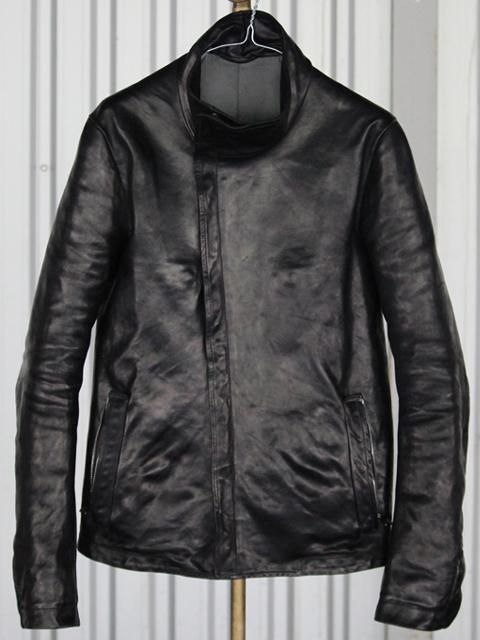 HIGH NECK LEATHER JACKET / CAROL CHRISTIAN POELL (キャロル 