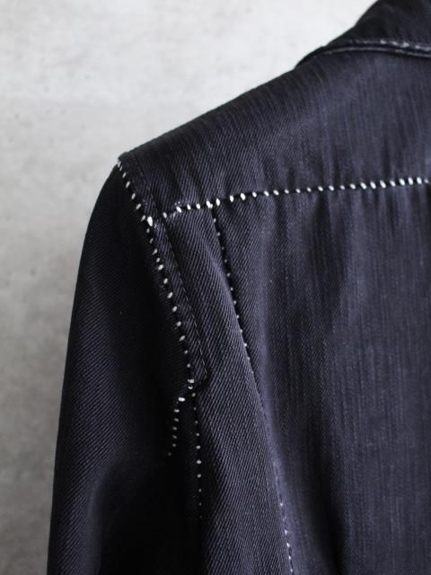 OVERLOCK ONE-PIECE DEAD END DENIM JACKET / CAROL CHRISTIAN
