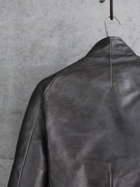 HIGH NECK LEATHER JACKET / CAROL CHRISTIAN POELL (キャロル