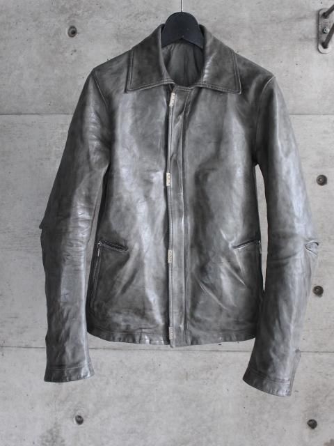 SCARSTITCHED LEATHER JACKET / CAROL CHRISTIAN POELL
