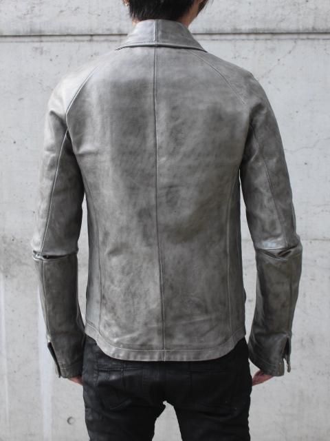SCARSTITCHED LEATHER JACKET / CAROL CHRISTIAN POELL