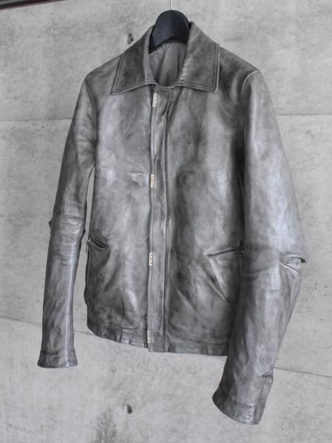 【極美品 CCP】SCARSTITCHED LEATHER JACKET Object Dyed Lined Scarstitch Leather Jacket – The Library 1994