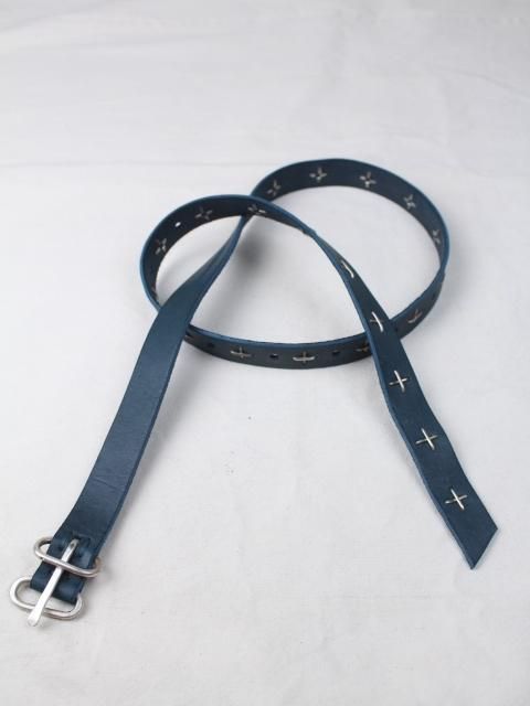 studded double oval buckle me belt / m.a+ (エムエークロス
