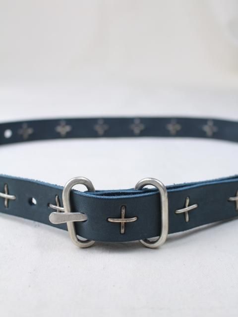 studded double oval buckle me belt / m.a+ (エムエークロス