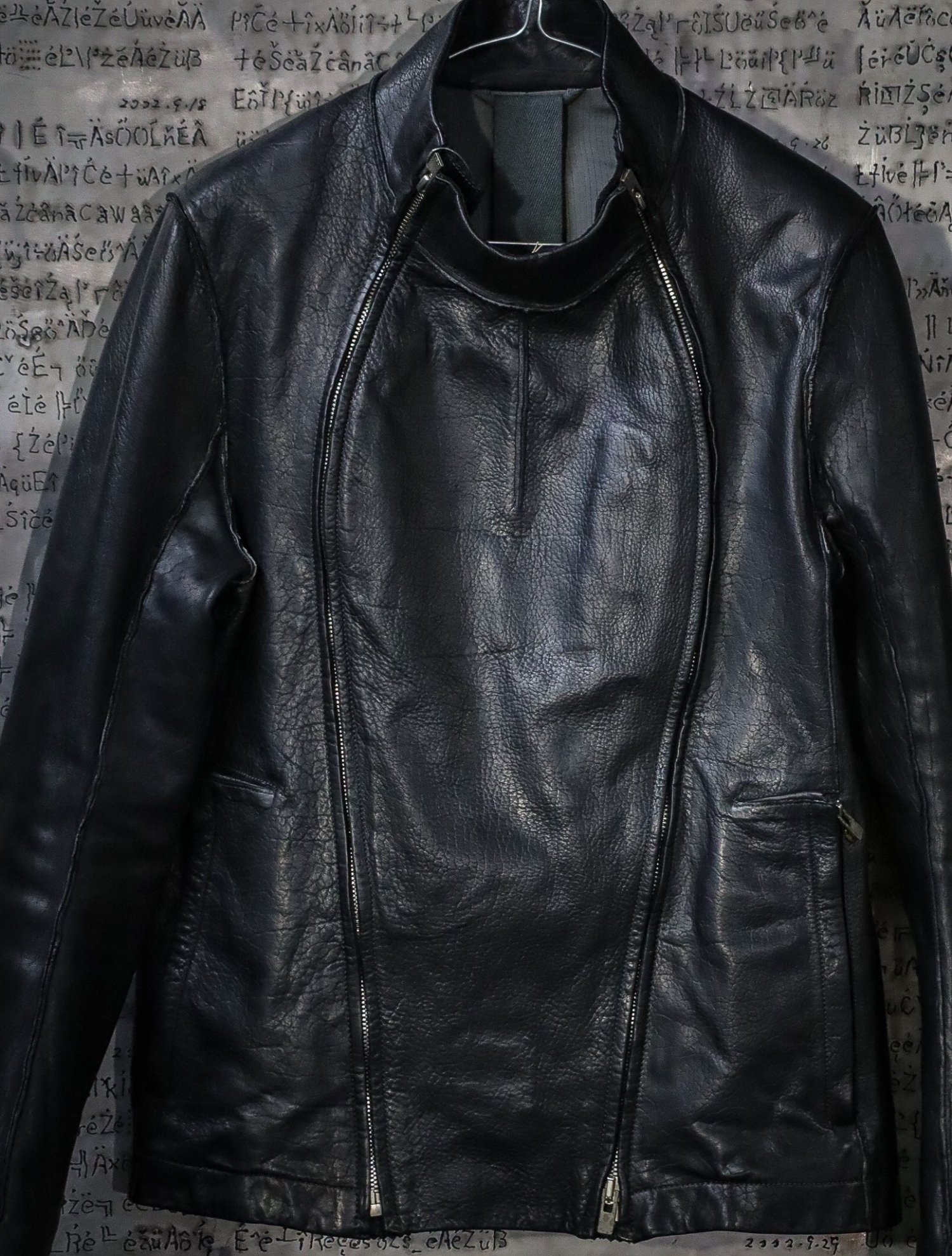 SCARSTITCHED LEATHER JACKET / CAROL CHRISTIAN POELL (キャロルクリスチャンポエル) 神戸  SHELTER2