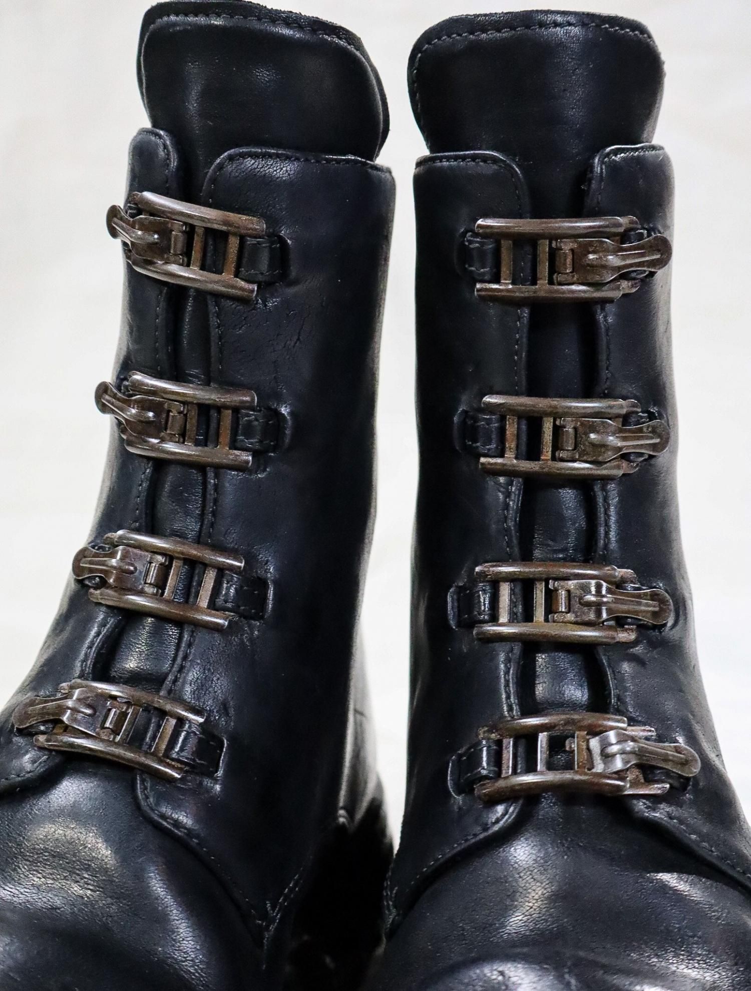 Carol Christian poell ダービー　サイズ6 CAROL CHRISTIAN POELL” PORTABLE PAPERDART COMBAT AM2609-IN