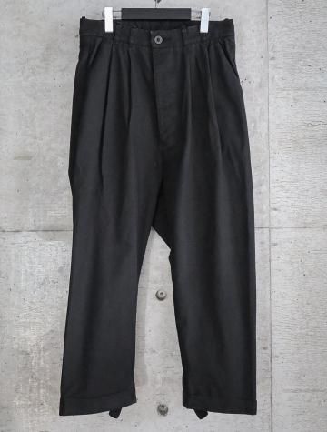 BORIS BIDJAN SABERI LOW CROTCH PANTS / RESIN DYED 