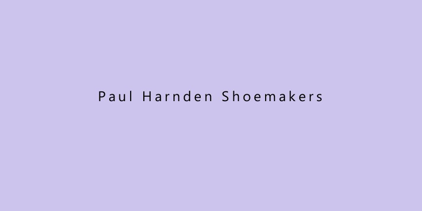 Paul Harnden Shoemakers (ポールハーンデンシューメーカーズ)