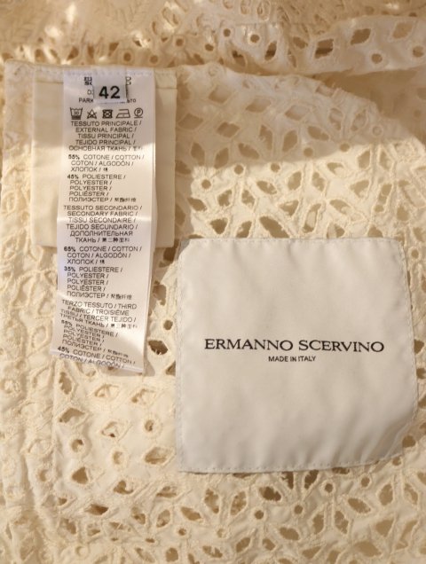 ERMANNO SCERVINO (ユーズド) フード付コート - 神戸　北野　セレクトショップ　la cham blanc　ラシャンブラン