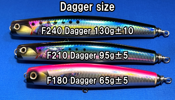 車谷ルアー クルペン F240 Dagger(ダガー) 銀箔 古い / サンマ 車谷ルアー クルペン F240 Dagger(ダガー) 銀箔 古い / サンマ