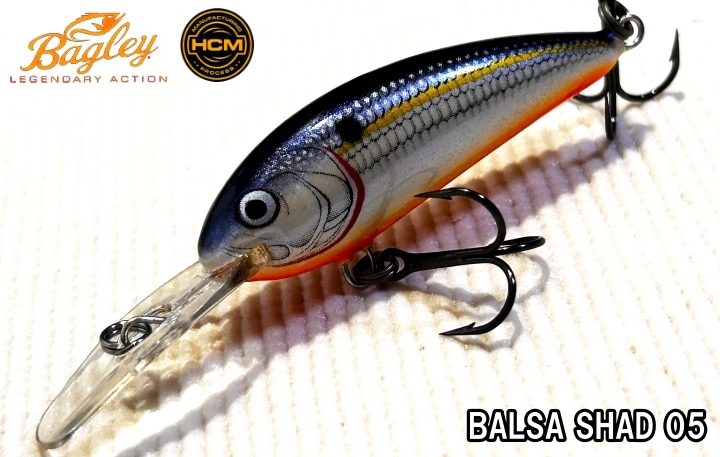 BAGLEY BALSA SHAD SSB05 バルサシャッドSSB05　　　　　NB-EYE-TOKYO 660円