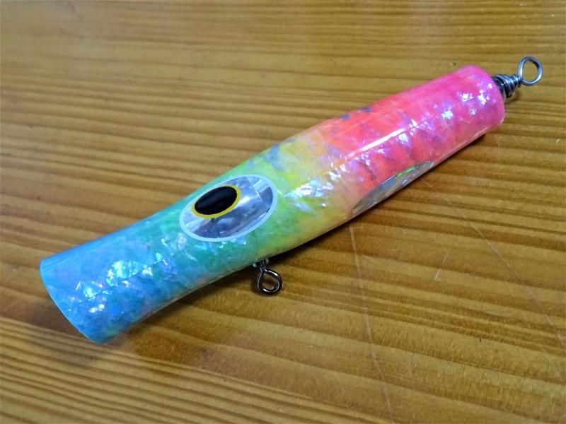 shell shaping lures 貝田ルアー トランペット300 アワビ貼り