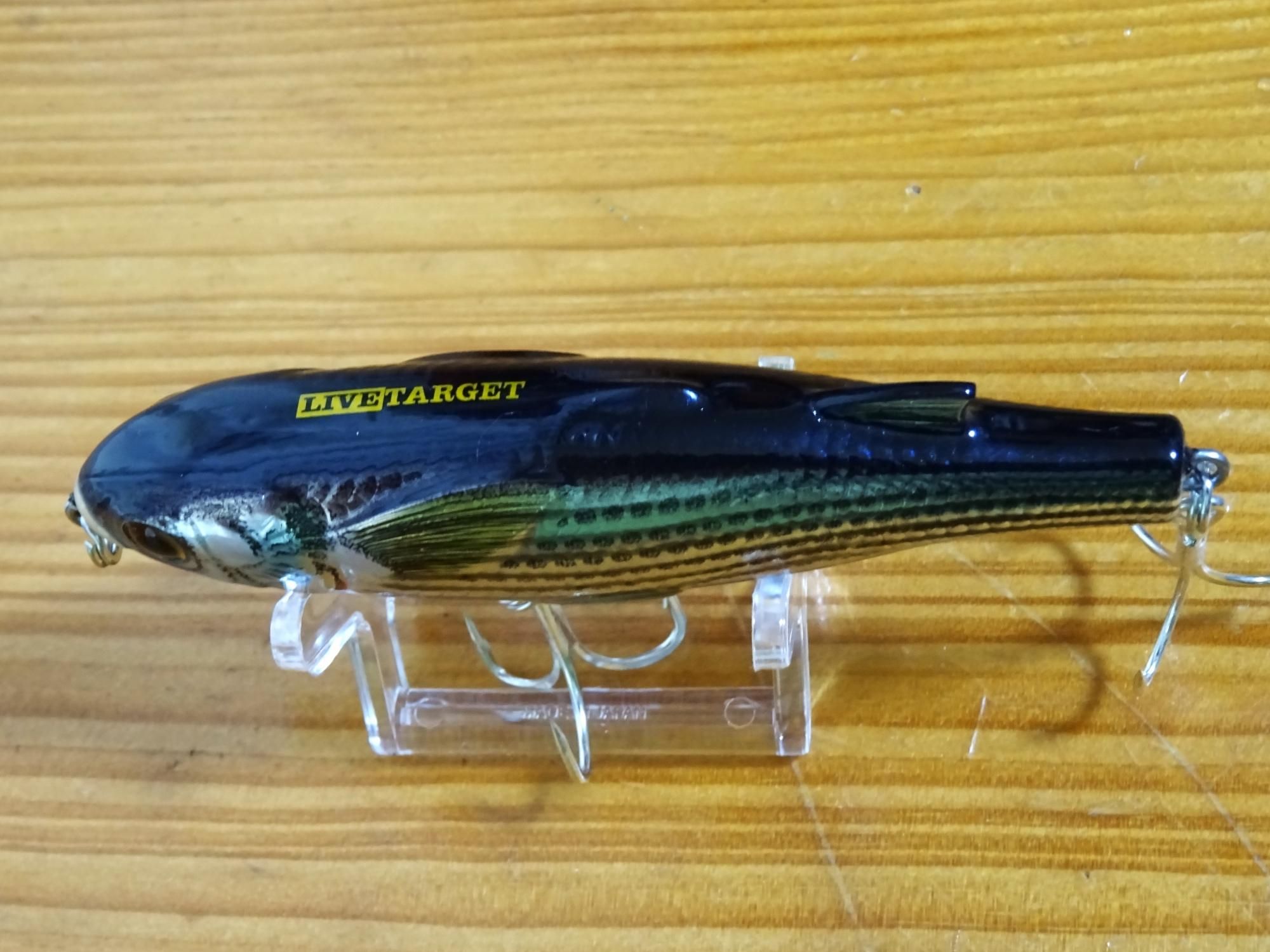 LIVE TARGET Mullet マレット topwater フォルムも動きも本物 - ＮＢ