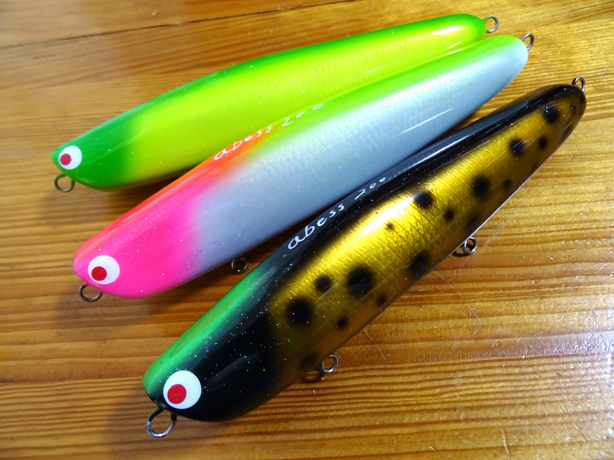 Masa Lures abess 200 強烈ドックウオークベイト NB-EYE-TOKYO