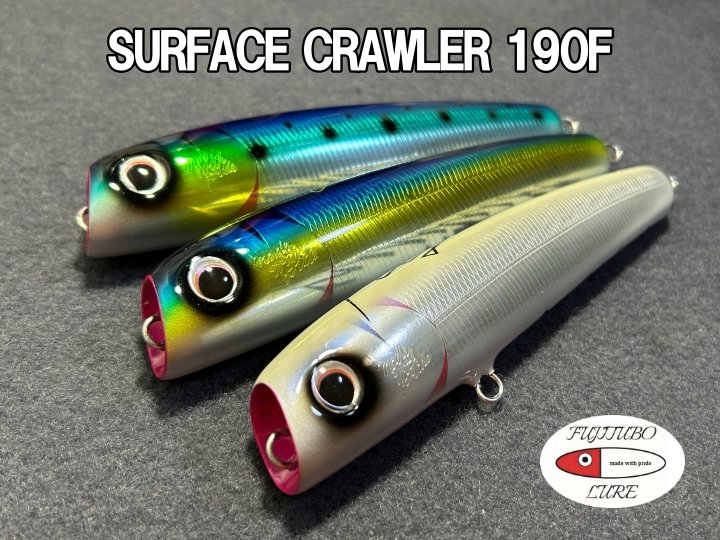 FUJITUBO LURE SURFACE CRAWLER 190F NB-EYE-TOKYO