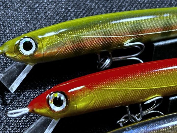 【菊池ミノーＦオレンジ金箔張り】13センチ 菊池ミノーFオレンジ金箔張り】13センチ 菊池ミノーFオレンジ