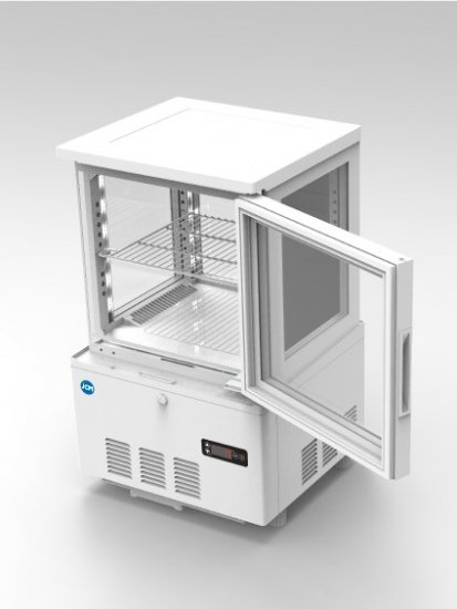☆助成金対象商品☆業務用 JCM 4面ガラス冷蔵ショーケース 卓上冷蔵ショーケース 片面扉 LED照明 JCMS-41 【送料無料】 -  大輝厨房機器用品