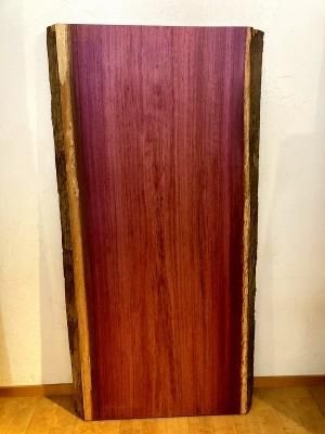 パープルウッド　無垢　1枚板　天板　レトロ 楽天市場】【天板のみ】【現品】Louis 180-01 耳付きの