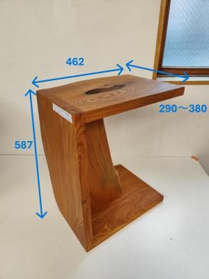 ①*ஐ一枚板！！インテリアディスプレイやテーブルにも*ஐ【輪切り・丸太・切り株】 栗の木輪切り 一枚板 自然木 ミニテーブル ディスプレイ台 花台