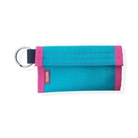 W-BASE x CRANK COIN WALLETS  TEAL/PINK/WHITE