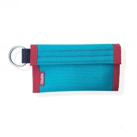 W-BASE x CRANK COIN WALLETS  TEAL/RED