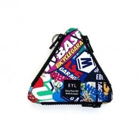 W-BASE x EYL - triangle coin purse - STICKERS