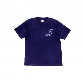 <img class='new_mark_img1' src='https://img.shop-pro.jp/img/new/icons5.gif' style='border:none;display:inline;margin:0px;padding:0px;width:auto;' />*ALIVE INDUSTRY - BIG A LOGO T SHIRT - NAVY