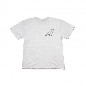 <img class='new_mark_img1' src='https://img.shop-pro.jp/img/new/icons5.gif' style='border:none;display:inline;margin:0px;padding:0px;width:auto;' />ALIVE INDUSTRY - BIG A LOGO T SHIRT - GREY