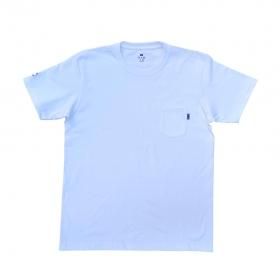 PANCAKE - TEAM LOGO POCKET TEE - WHITE