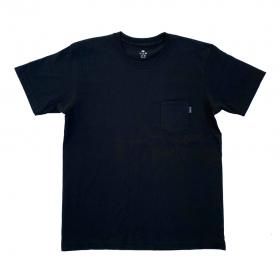 PANCAKE - TEAM LOGO POCKET TEE - BLACK