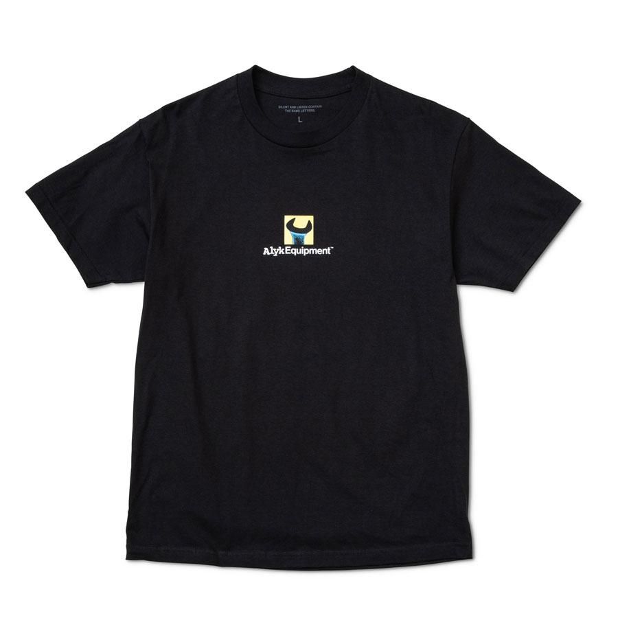 ALYK – Equipment Screen Printed T-Shirt/Black