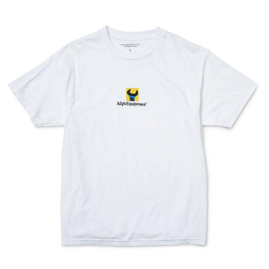 ALYK – Equipment Screen Printed T-Shirt/White
