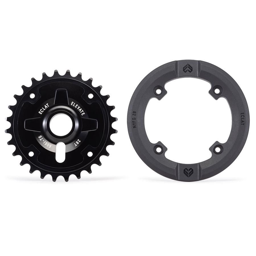 ECLAT - ELEVATE GUARD SPROCKET - 28T, BOLT DRIVE - BLACK - W