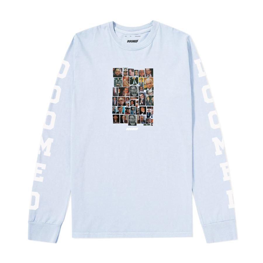 DOOMED - Establishment Long Sleeve - Light Blue