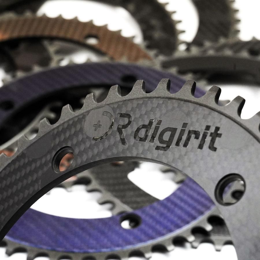 digirit - CARBON CHAINRING - RADIAL TRACK - W-BASE | BMXやピストを扱う渋谷の自転車店（通販可）