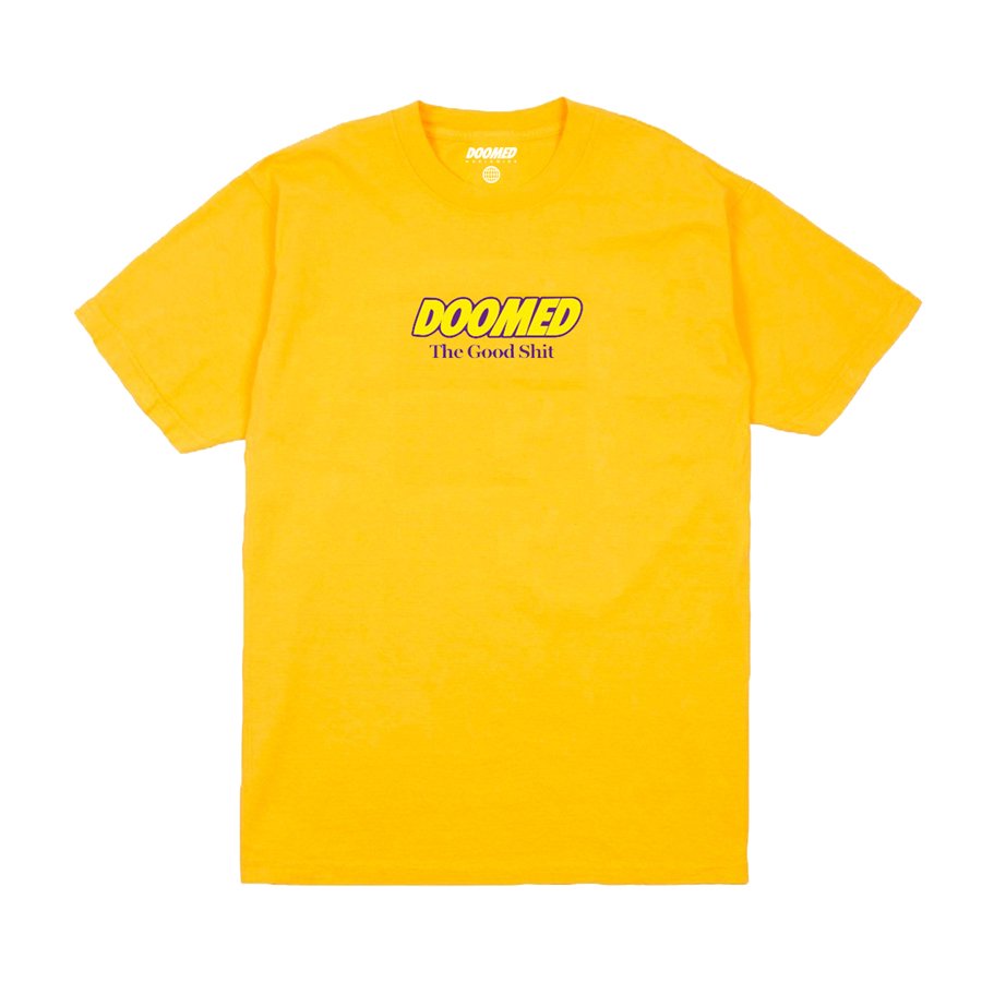 DOOMED - THE GOOD SHIT TEE/Yellow