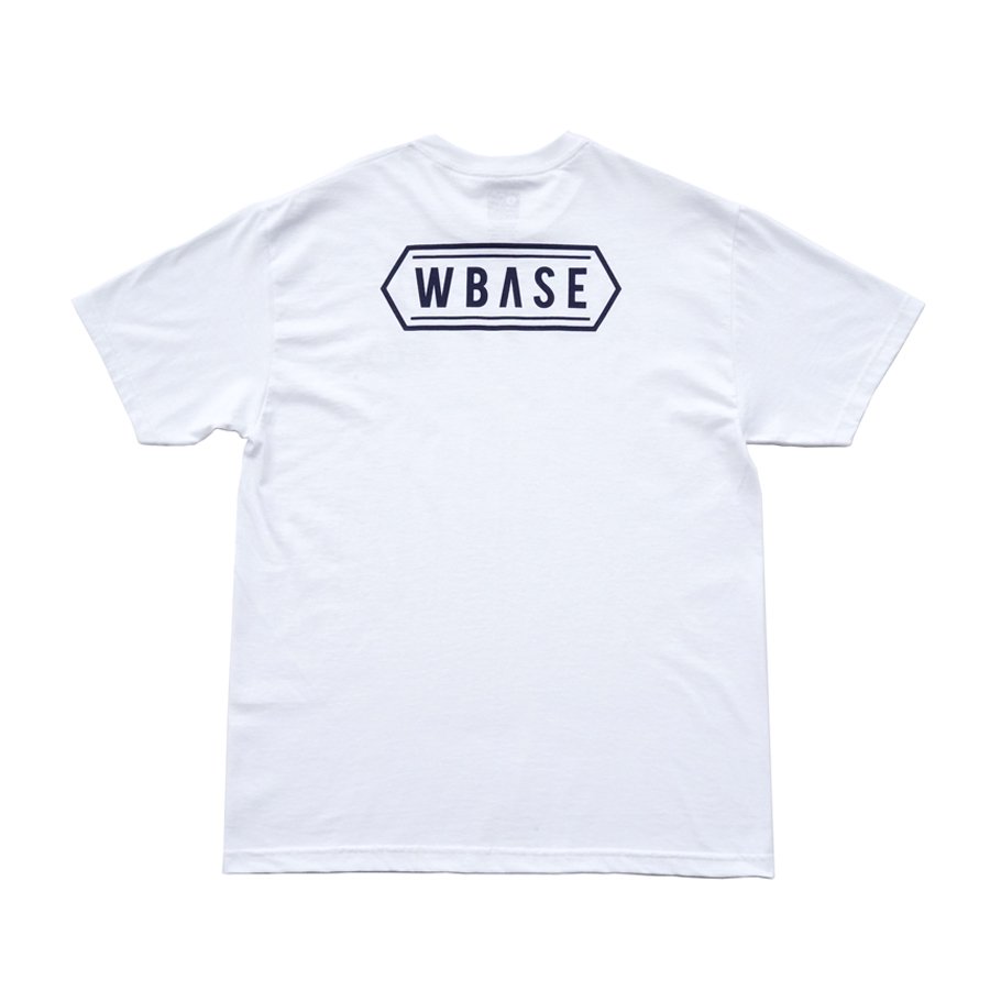<img class='new_mark_img1' src='https://img.shop-pro.jp/img/new/icons2.gif' style='border:none;display:inline;margin:0px;padding:0px;width:auto;' />W-BASE - HEX LOGO TEE - WHITE / NAVY