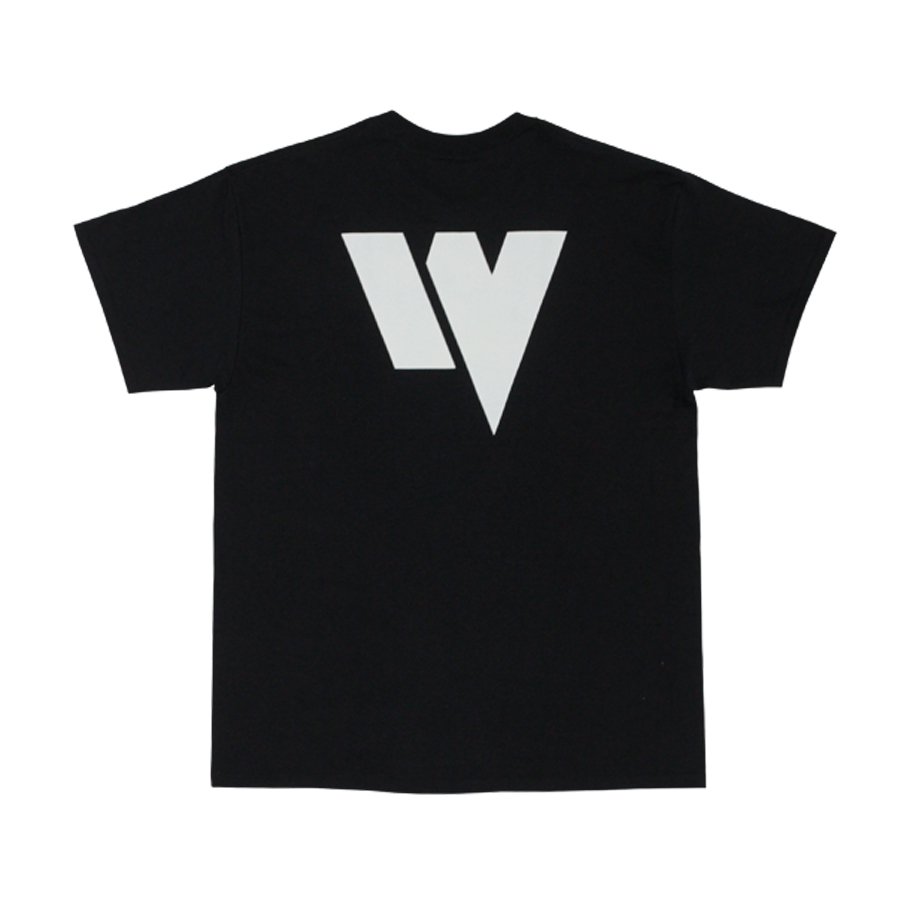 WARMY LOGO TEE - BLACK / GLOW IN THE DARK - W - W-BASE