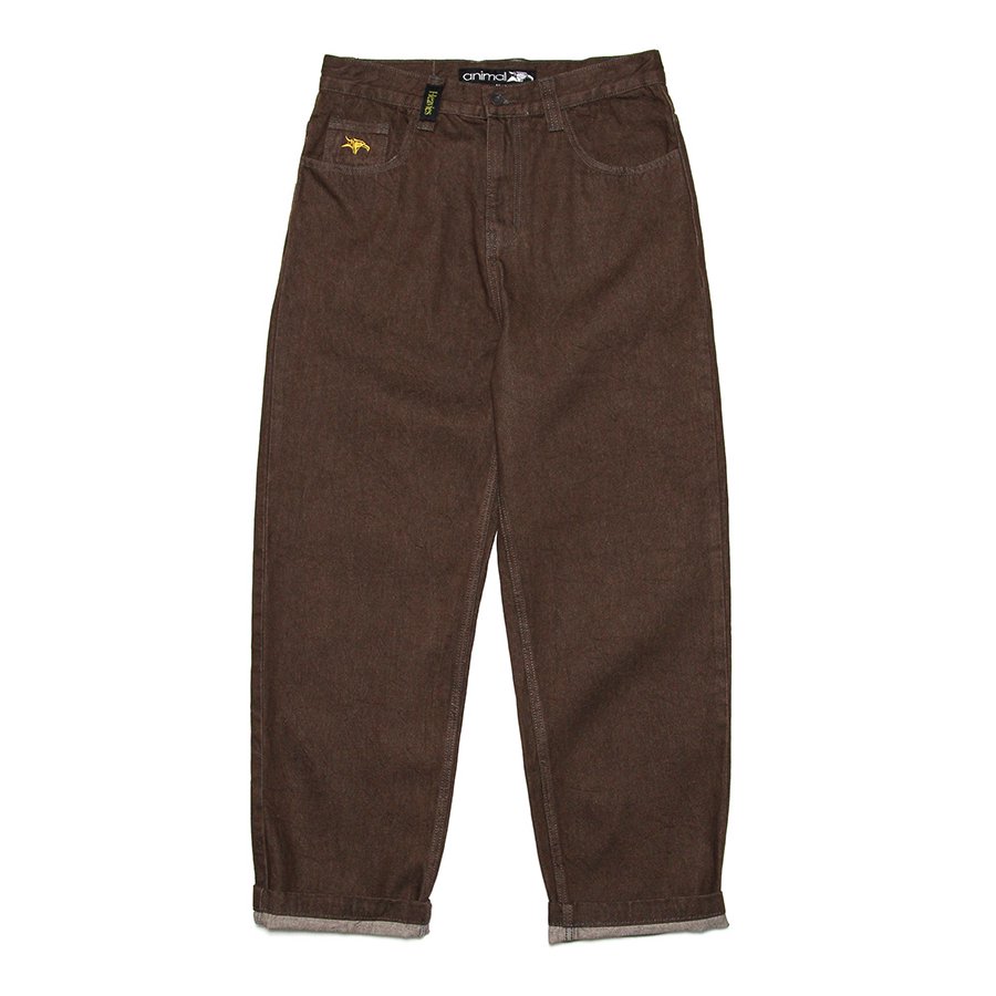 <img class='new_mark_img1' src='https://img.shop-pro.jp/img/new/icons1.gif' style='border:none;display:inline;margin:0px;padding:0px;width:auto;' />ANIMAL X HEAVIES - CLASSIC JEANS - BROWN