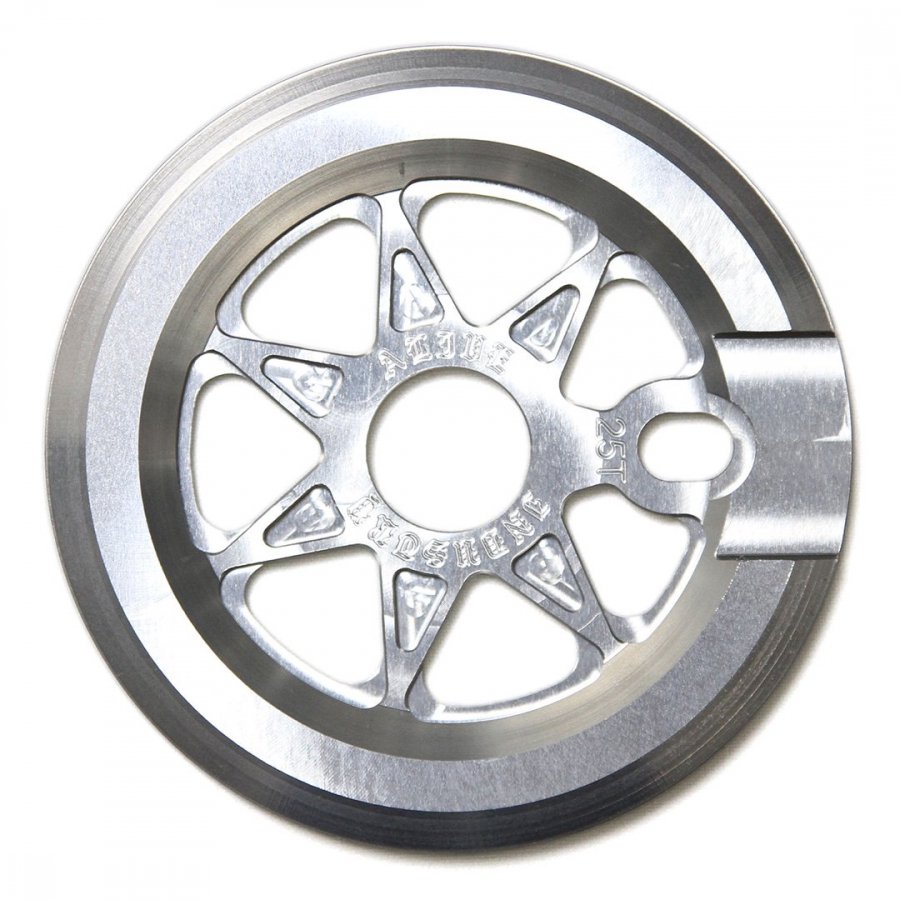 <img class='new_mark_img1' src='https://img.shop-pro.jp/img/new/icons1.gif' style='border:none;display:inline;margin:0px;padding:0px;width:auto;' />ALIVE INDUSTRY - SEVEN STAR GUARD SPROCKET - SILVER