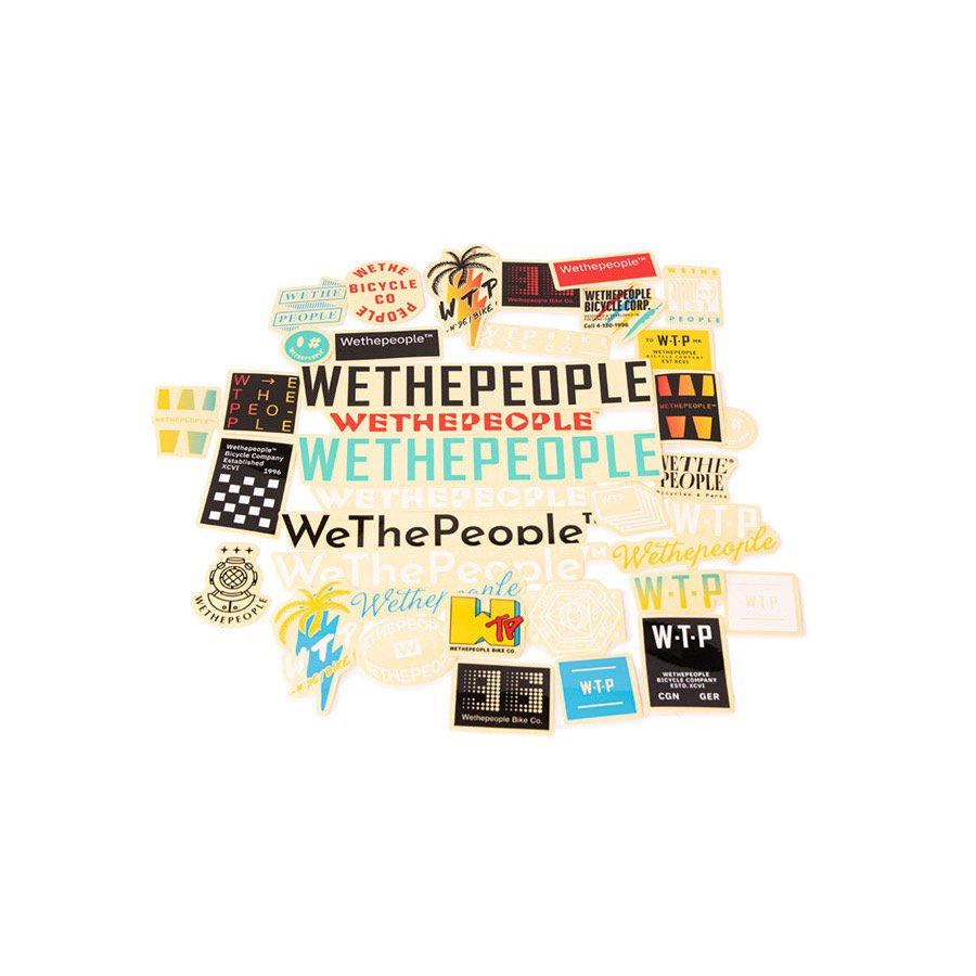 WETHEPEOPLE - BRAND STICKER PACK - ASSORT