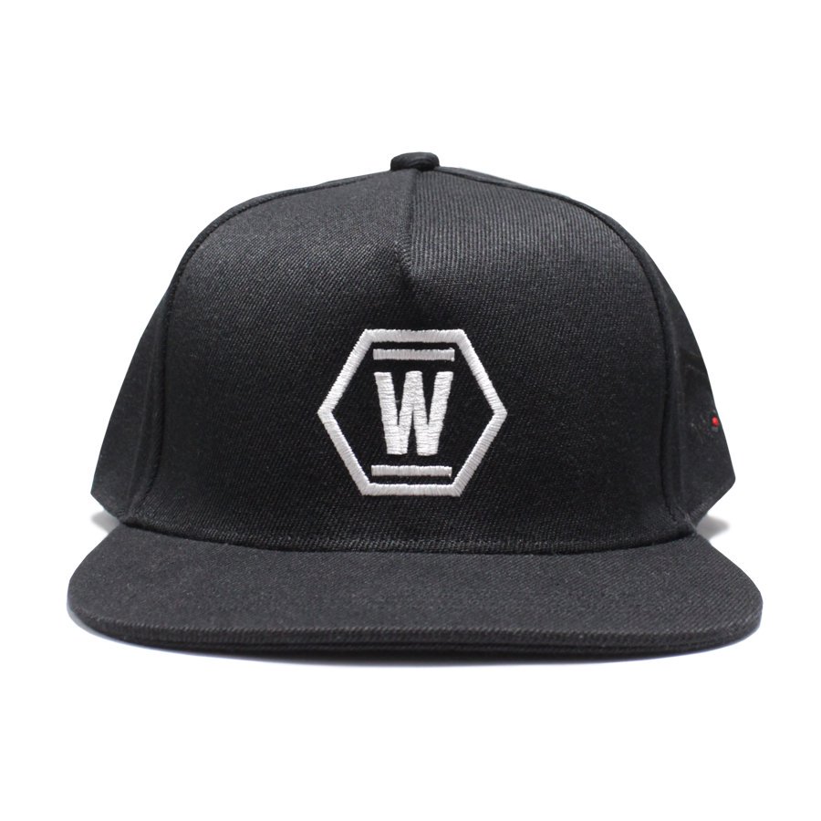 W-BASE x PNCK - HEX SNAP BACK CAP - BLACK